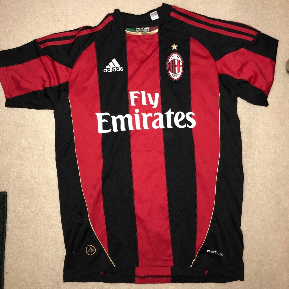 AC Milan Adidas Soccer Jersey